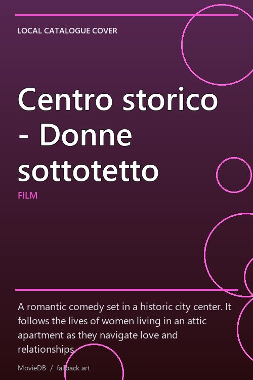 Centro storico - Donne sottotetto poster