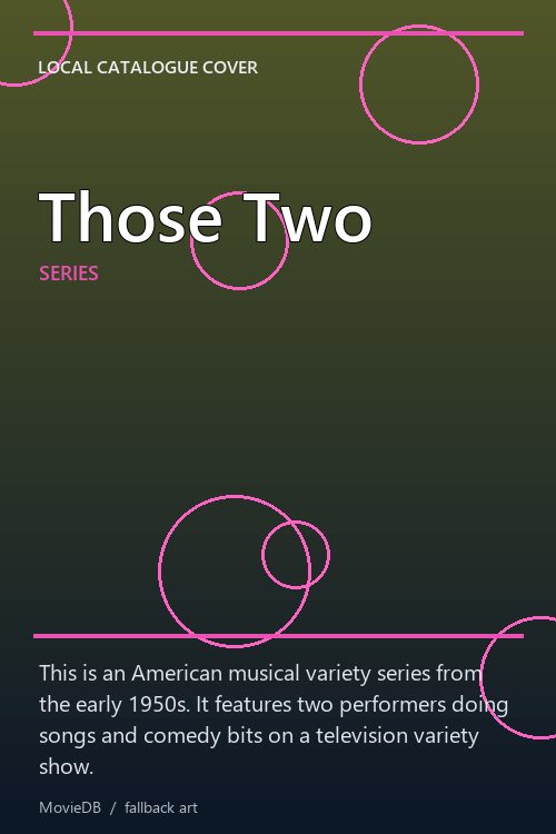 Those Two poster