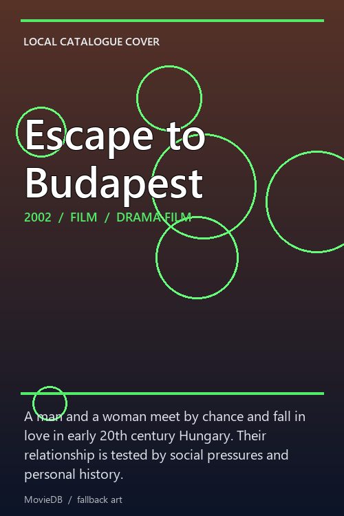Escape to Budapest poster