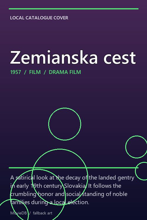 Zemianska cest poster