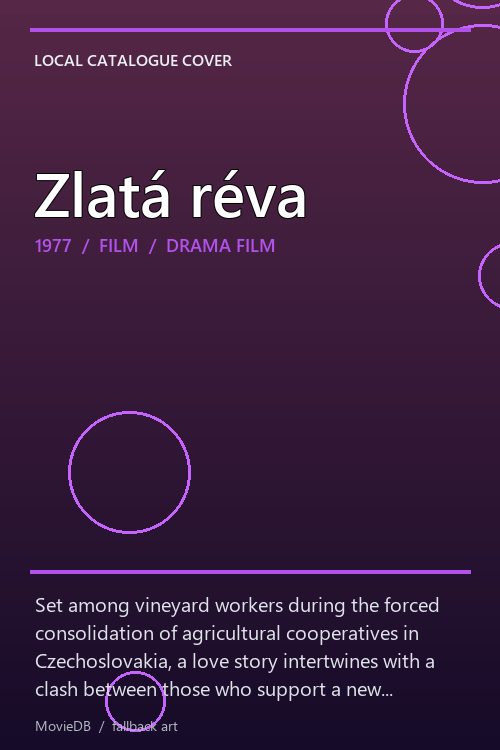 Zlatá réva poster