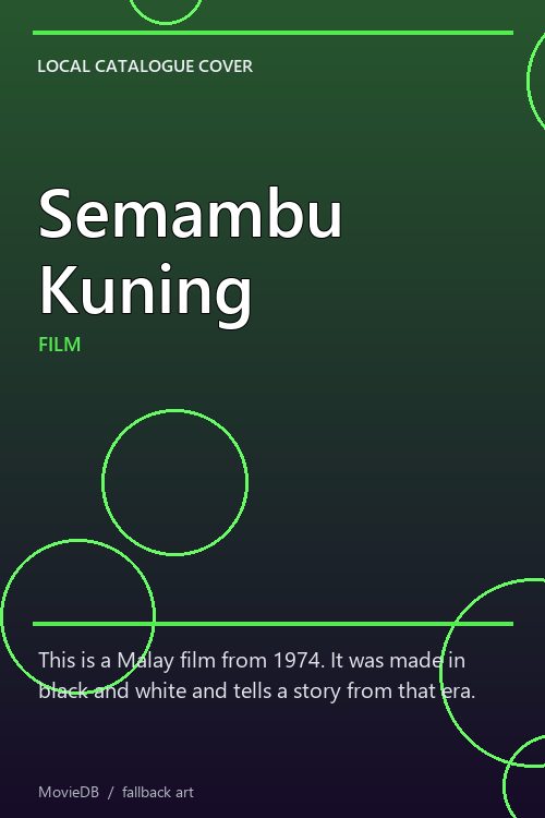 Semambu Kuning poster