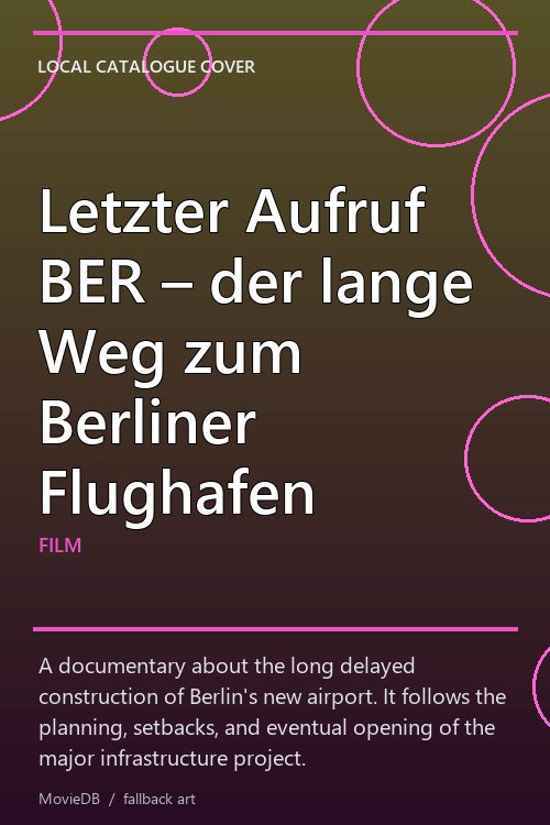 Letzter Aufruf BER – der lange Weg zum Berliner Flughafen poster