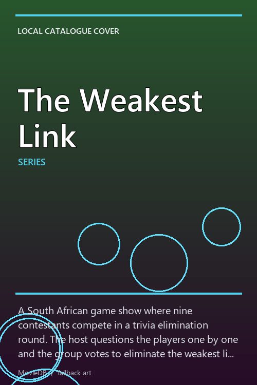 The Weakest Link poster