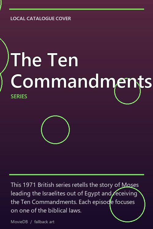 The Ten Commandments poster
