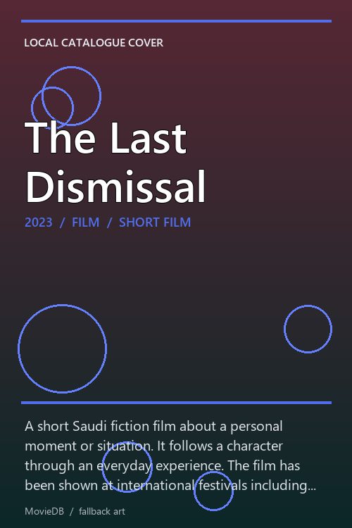 The Last Dismissal poster