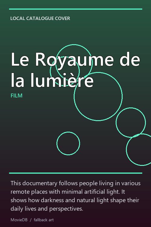 Le Royaume de la lumière poster