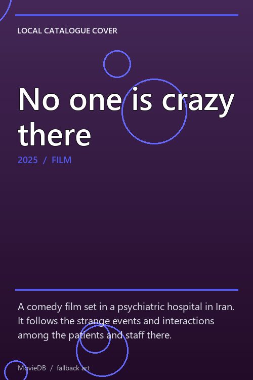 No one is crazy there poster