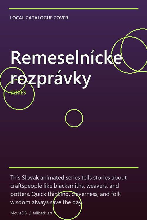 Remeselnícke rozprávky poster