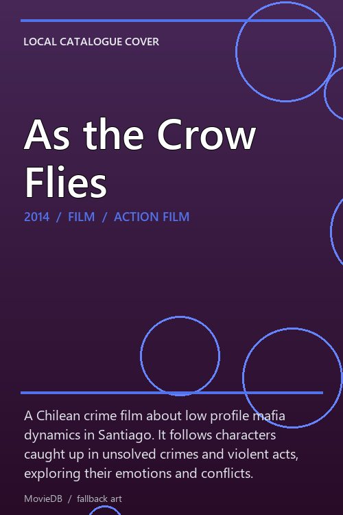 As the Crow Flies poster