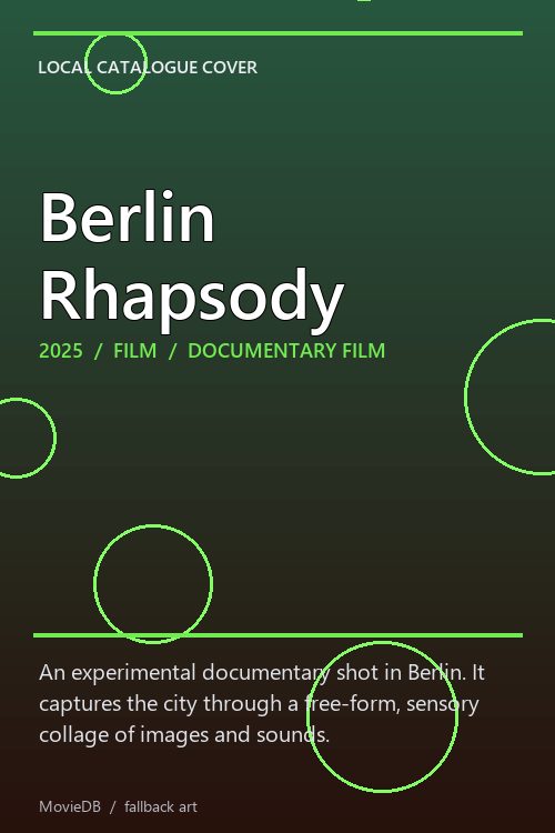 Berlin Rhapsody poster