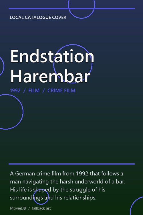 Endstation Harembar poster