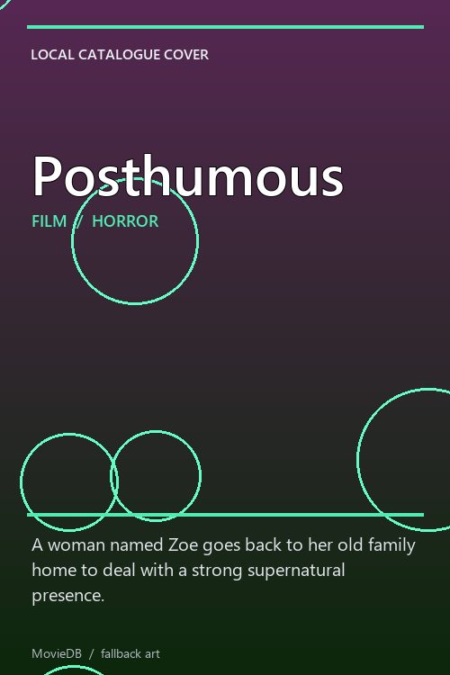 Posthumous poster