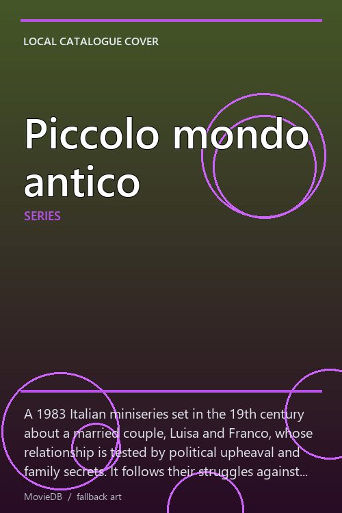 Piccolo mondo antico poster