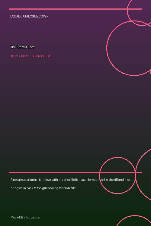 The Greater Love poster
