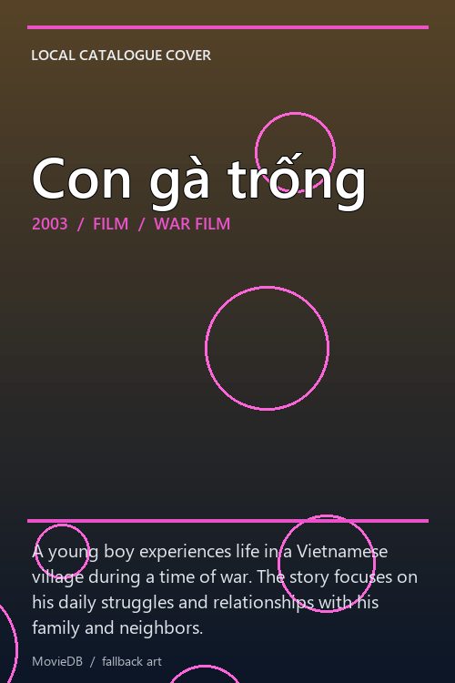 Con gà trống poster