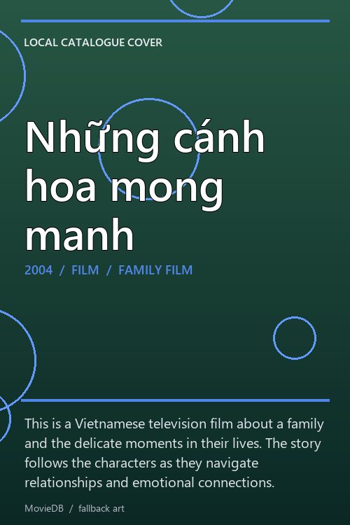 Những cánh hoa mong manh poster