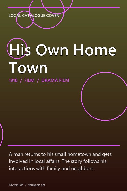 His Own Home Town poster