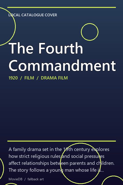The Fourth Commandment poster
