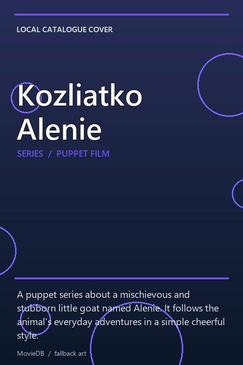 Kozliatko Alenie poster