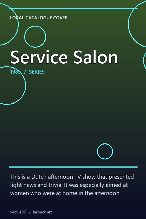Service Salon poster