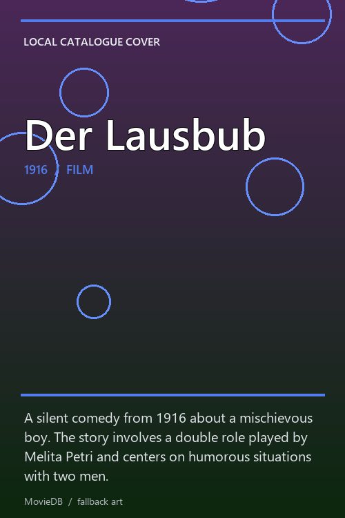 Der Lausbub poster