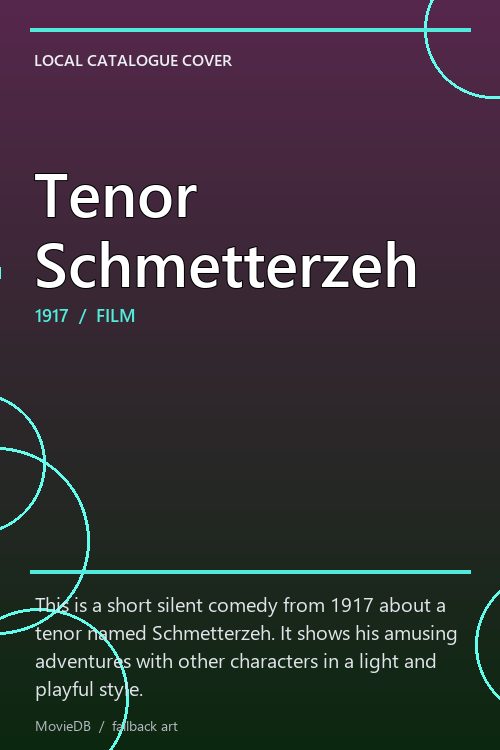 Tenor Schmetterzeh poster
