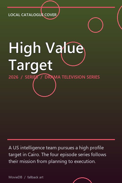 High Value Target poster
