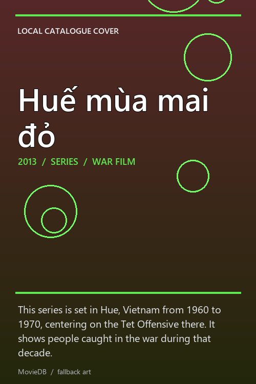 Huế mùa mai đỏ poster