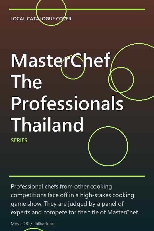MasterChef The Professionals Thailand poster