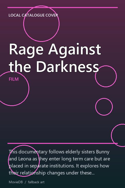 Rage Against the Darkness poster