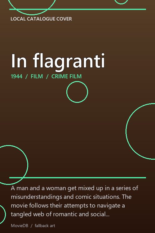 In flagranti poster