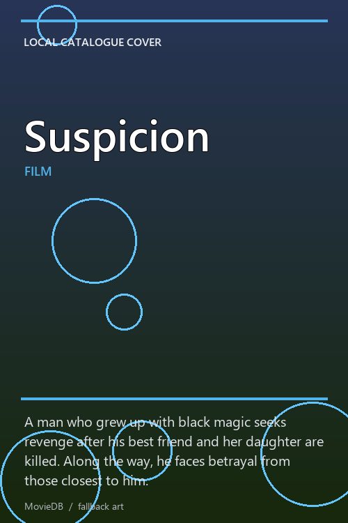 Suspicion poster