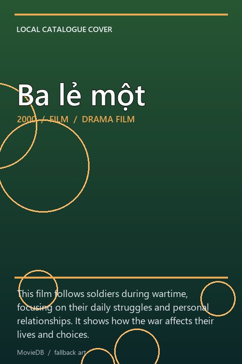 Ba lẻ một poster