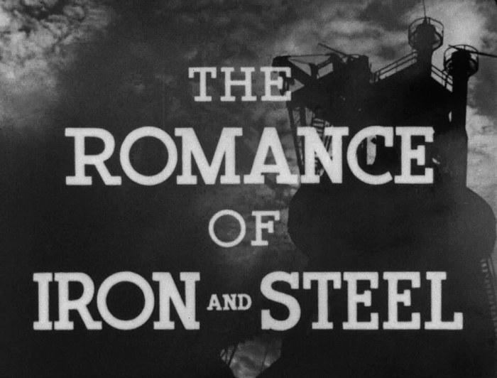 The Romance of Iron and Steel poster