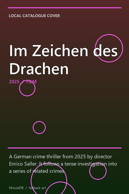 Im Zeichen des Drachen poster