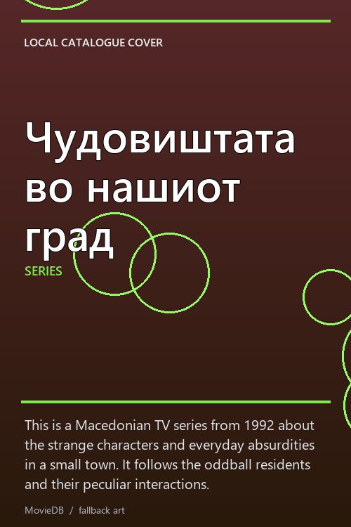 Чудовиштата во нашиот град poster