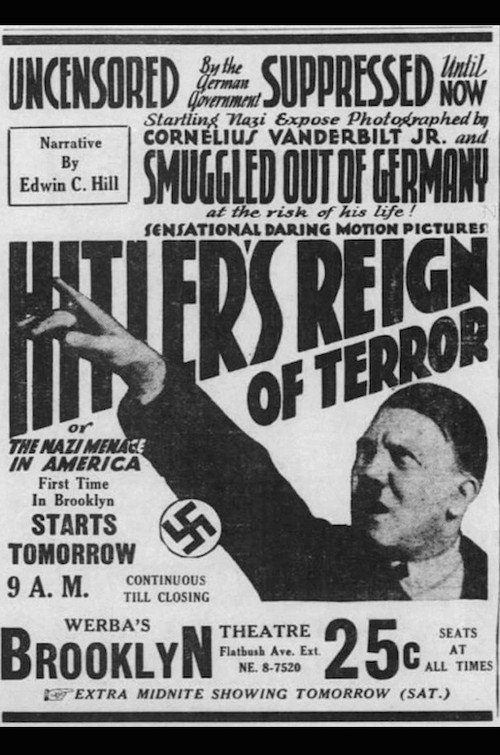 Hitler’s Reign of Terror poster