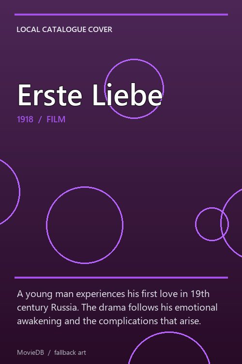 Erste Liebe poster