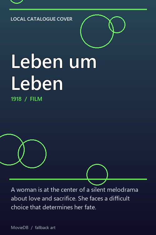 Leben um Leben poster