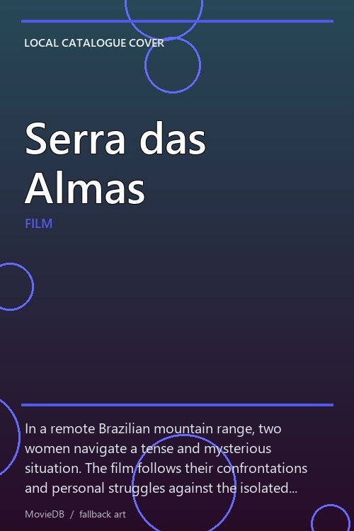 Serra das Almas poster