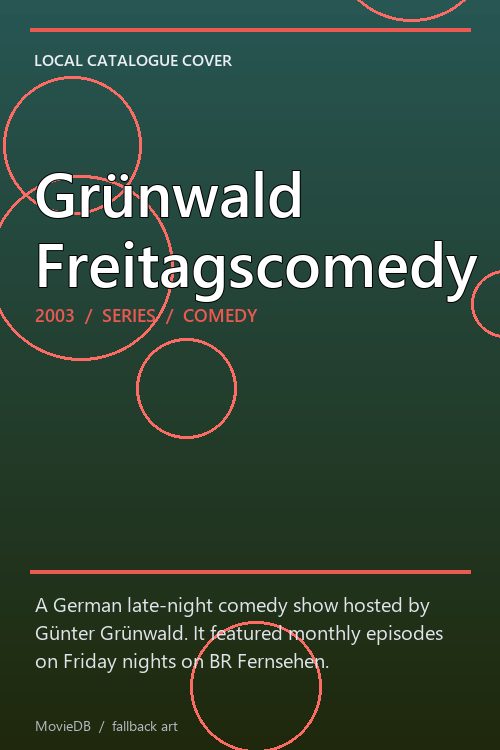 Grünwald Freitagscomedy poster