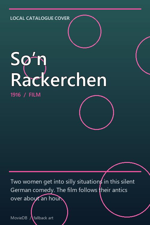 So’n Rackerchen poster