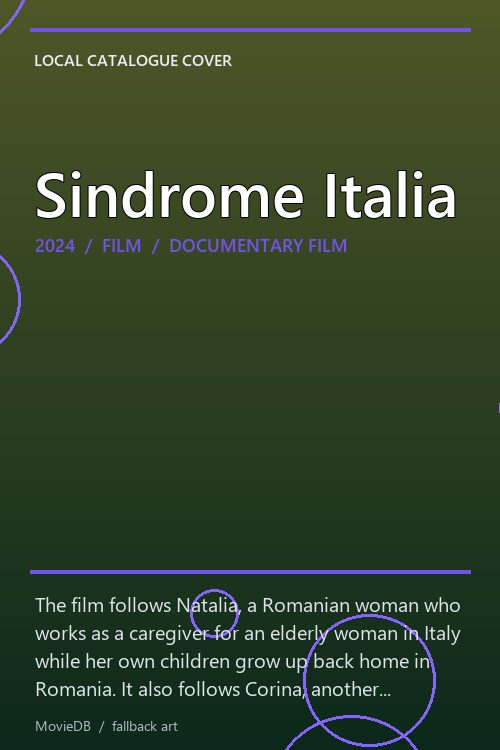 Sindrome Italia poster