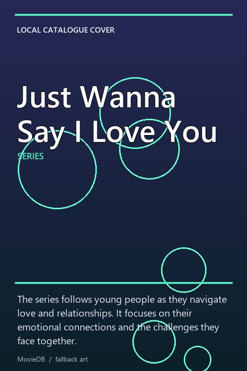 Just Wanna Say I Love You poster