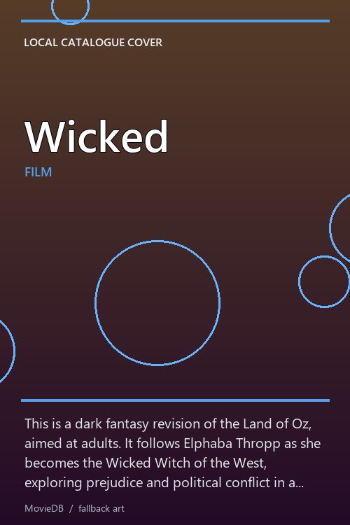Wicked poster