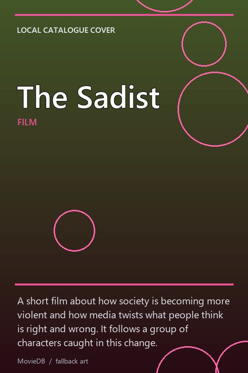 The Sadist poster
