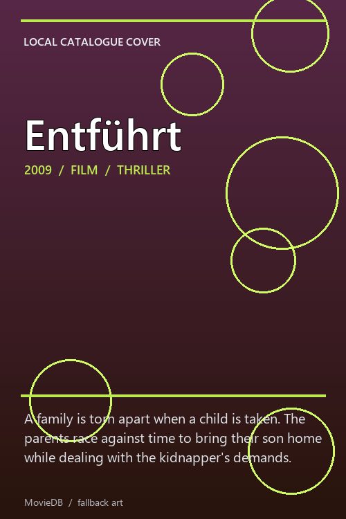 Entführt poster