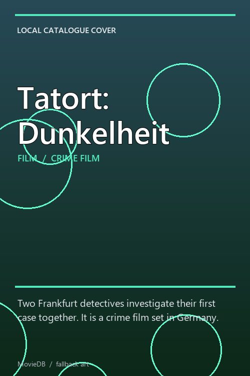 Tatort: Dunkelheit poster