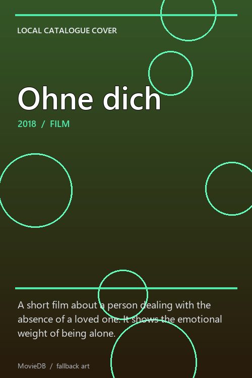 Ohne dich poster